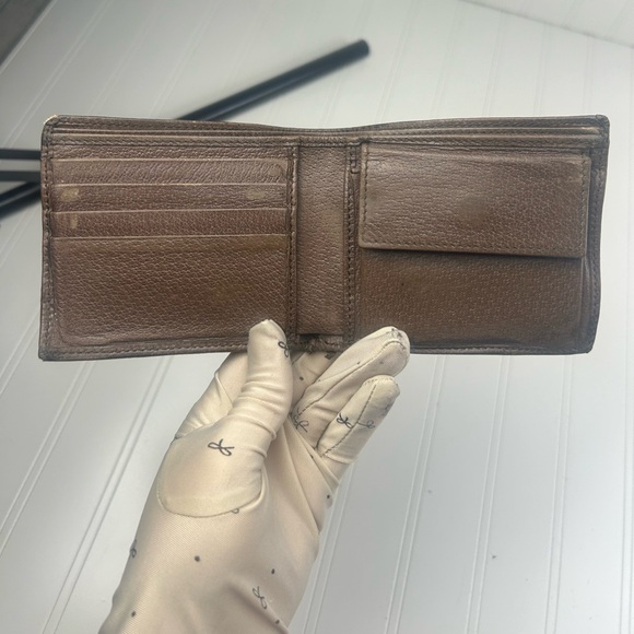 Gucci Ebony Horsebit Green and Red Webbed Unisex Wallet - Picture 12 of 15